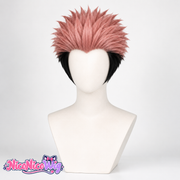 Jujutsu Kaisen Ryomen Sukuna / Yuji Itadori Cosplay Wig  Dark Slicked Back Short Wig