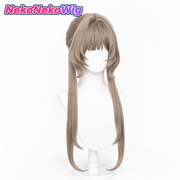 Genshin Impact Sandrone Cosplay Wig  Realistic Scalp Hairpiece Style