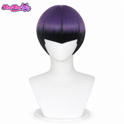 Kaiju No. 8 Soshiro Hoshina Cosplay Wig  Black Purple Gradient Short Wig