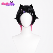 VALORANT Clove Cosplay Wig  35cm Gradient Short Wig