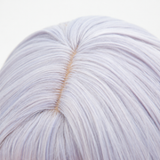 Genshin Impact Noelle Cosplay Wig - Short Silver Lavender Bob