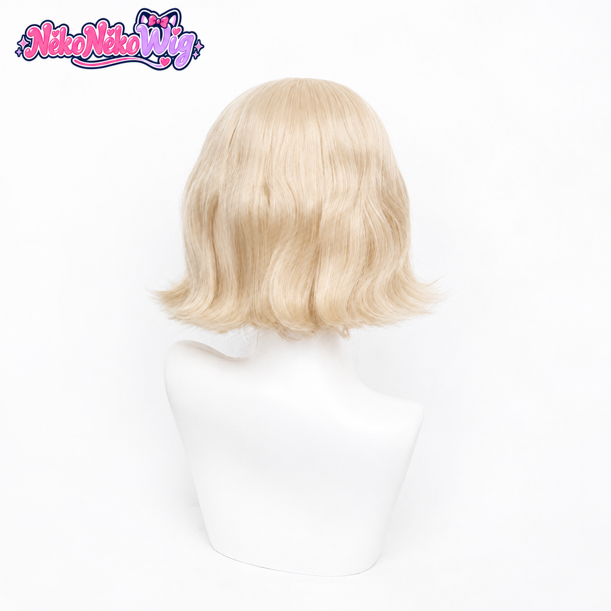 Identity V Faro Lady Cosplay Wig - Short Blonde Wavy Bob