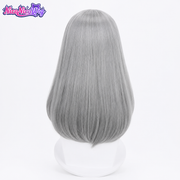 Blue Archive Shiroko Sunaookami Cosplay Wig  Realistic Scalp Top