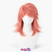 Demon Slayer: Kimetsu no Yaiba Sabito Cosplay Wig  Orange Pink Wig