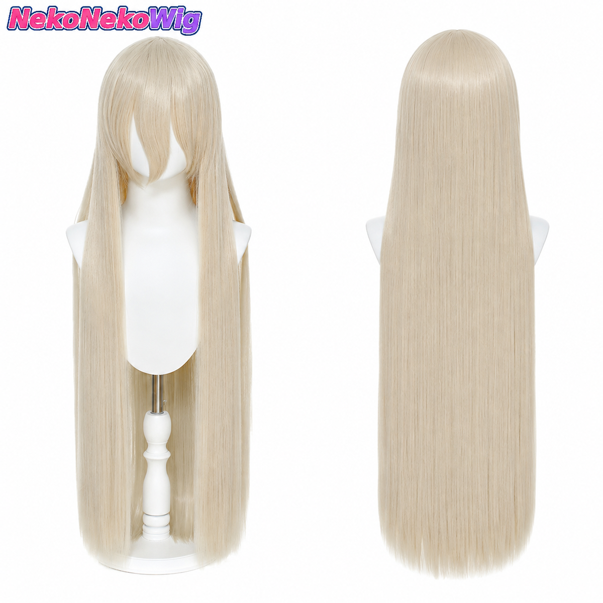 100cm Long Straight Cosplay Wig  Multi-Color 500g Anime Styling Wig