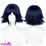 MiSide Mita Cosplay Wig  Pre-Styled Twin Ponytails with Realistic Scalp Top