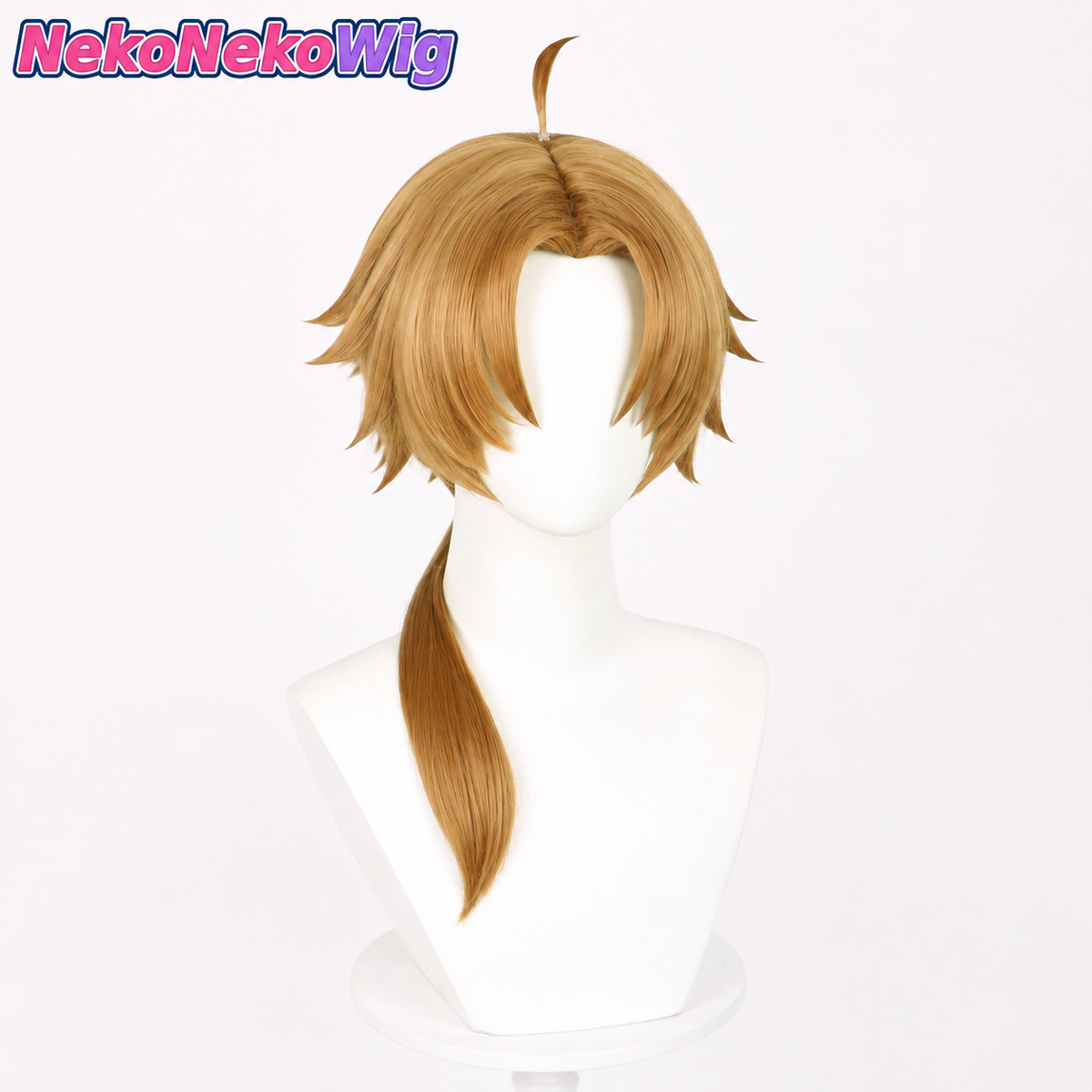 Mushoku Tensei Rudeus Greyrat Cosplay Wig  Faux Scalp with Ahoge