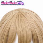 Genshin Impact Lisa Cosplay Wig  Long Slightly Curled Character Hairstyle