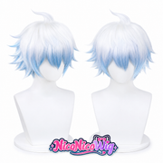 Gintama Gintoki Sakata Cosplay Wig  Pre-Teased Fluffy Top with Custom Gradient Color