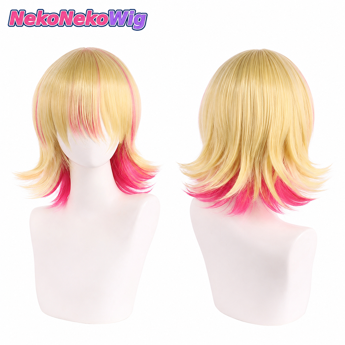 Muse Dash Kagamine Rin & Kagamine Len Cosplay Wig  Twin Character Collaboration Style