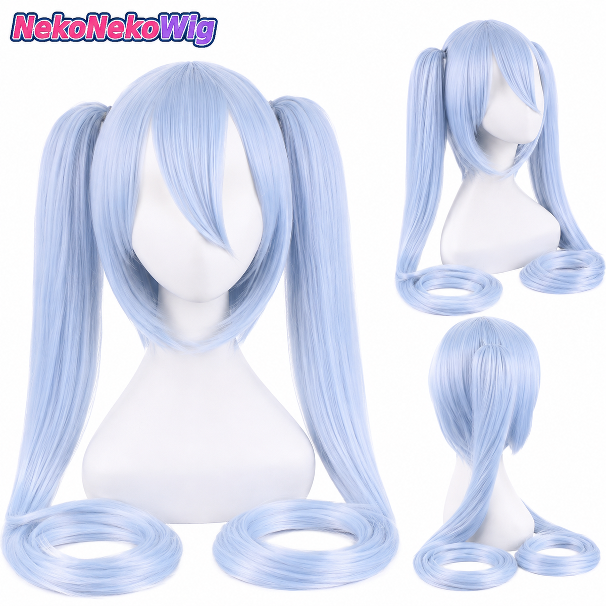 Hatsune Miku Cosplay Wig – Snow Miku, Sakura Miku & Racing Miku Styles