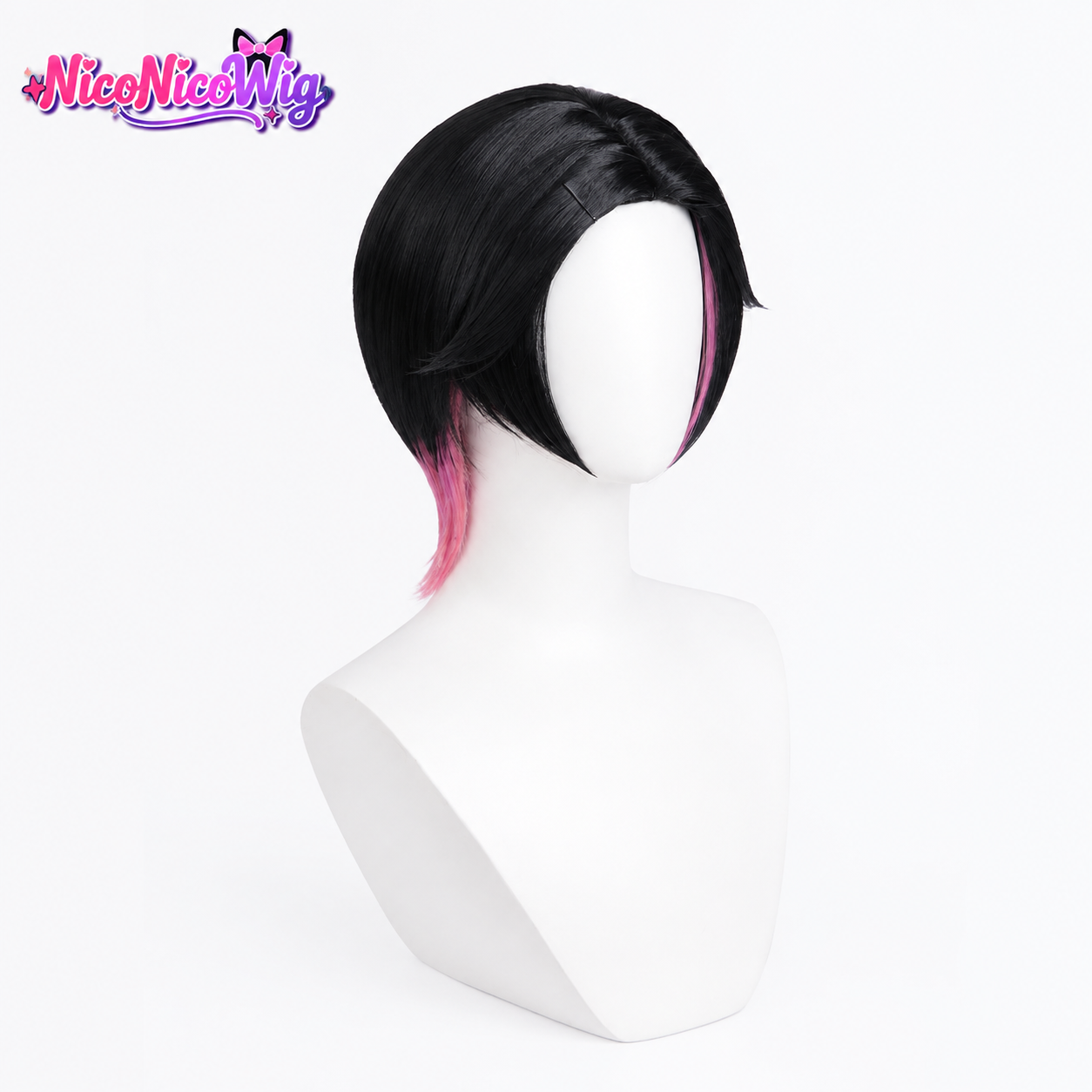VALORANT Clove Cosplay Wig  35cm Gradient Short Wig