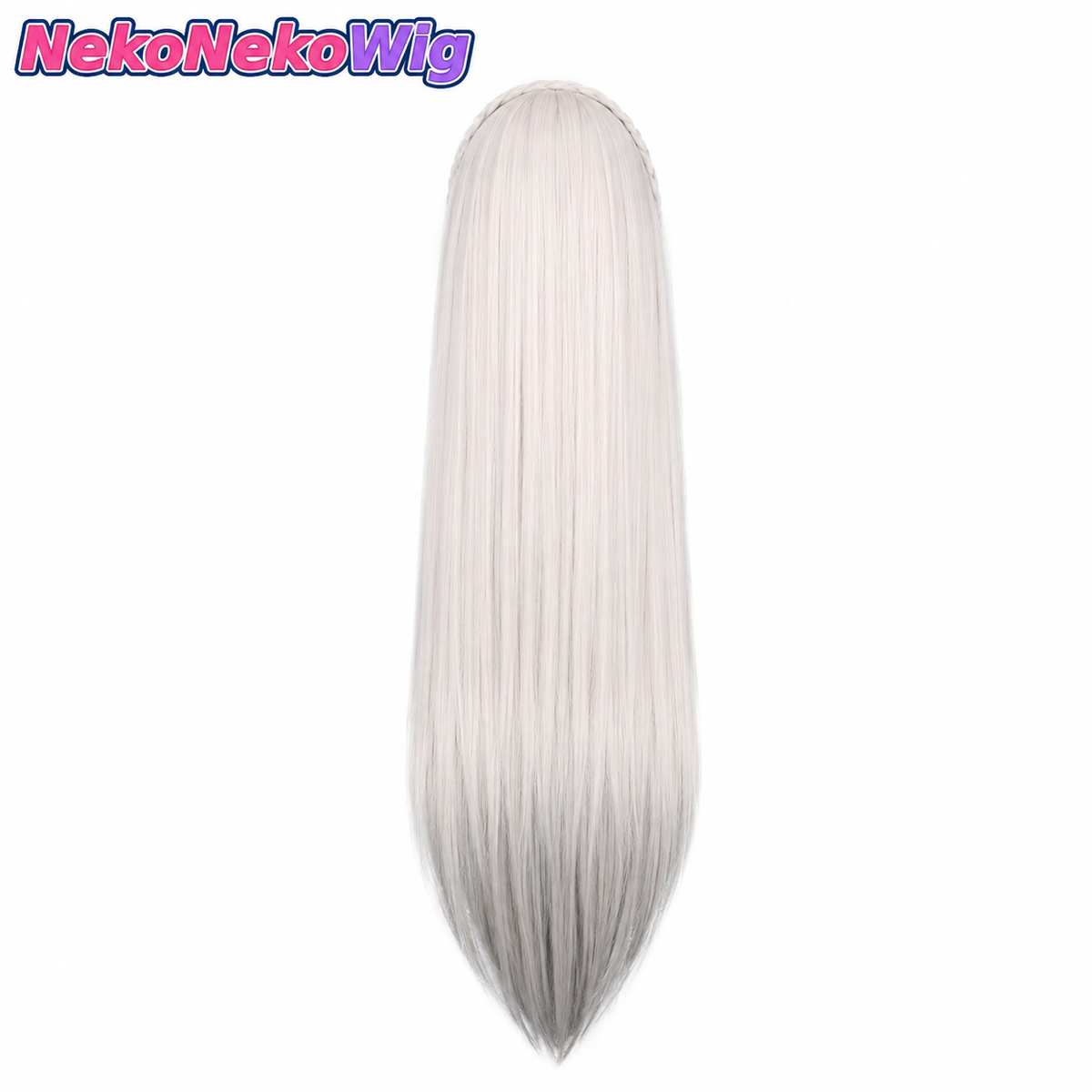 Re:ZERO Emilia Cosplay Wig  Anime Character Style with Separate Headpiece Option