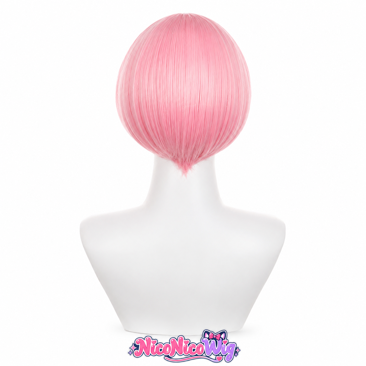 Re:Zero Rem & Ram Cosplay Wigs  Blue & Pink Short Bob Anime Wigs