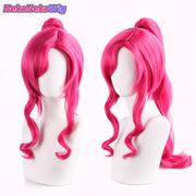My Little Pony Pinkie Pie Cosplay Wig  Dragon Fruit Pink Ponytail