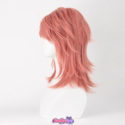 Demon Slayer: Kimetsu no Yaiba Sabito Cosplay Wig  Orange Pink Wig