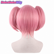 Puella Magi Madoka Magica Madoka Kaname & Shugo Chara! Amu Hinamori Cosplay Wig