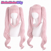 GODDESS OF VICTORY: NIKKE Alice Cosplay Wig  Light Pink Claw-Clip Twin-Tail Style