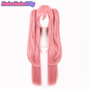 Seraph of the End Krul Tepes Cosplay Wig  Smoky Pink Claw-Clip Style