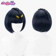 JoJo's Bizarre Adventure Golden Wind Bruno Bucciarati Cosplay Wig  Black Bob Cut Anime Wig