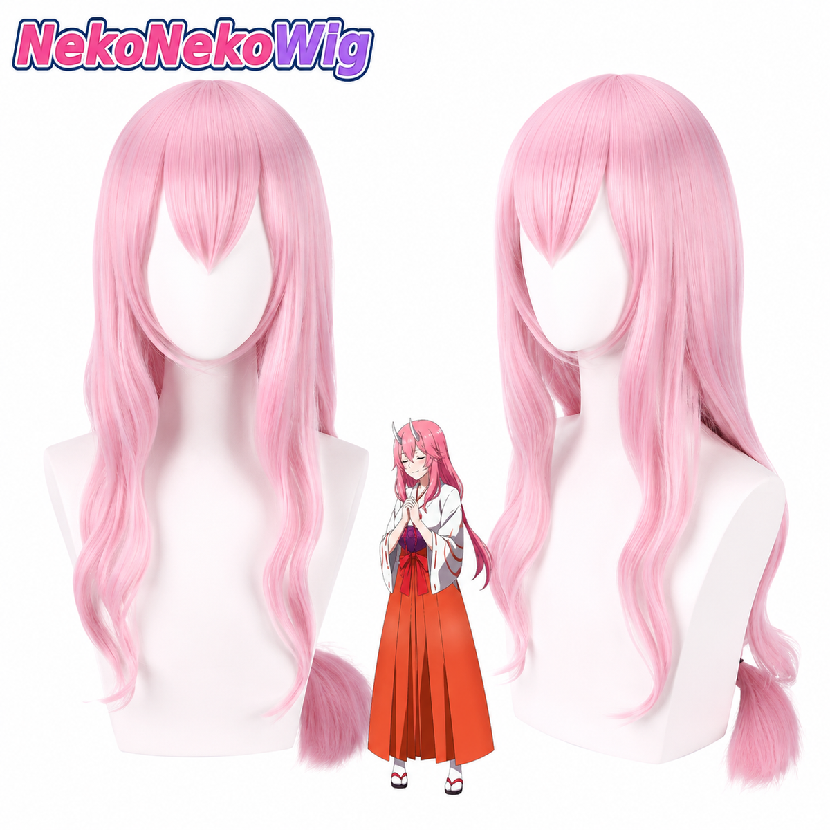 That Time I Got Reincarnated as a Slime Rimuru, Milim, Shuna & Shizu Multi-Character Cosplay Wig