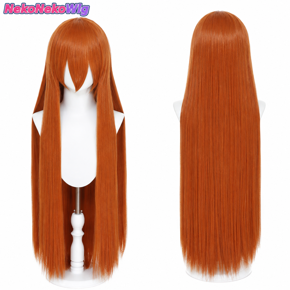 100cm Long Straight Cosplay Wig  Multi-Color 500g Anime Styling Wig