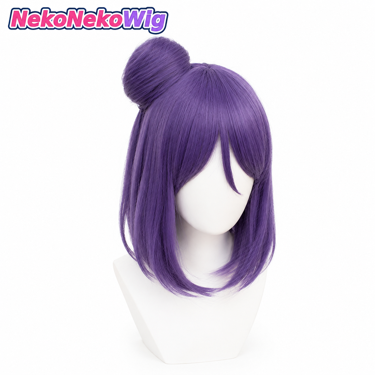 Naruto Konan Cosplay Wig  Realistic Scalp & Clip-On Hairpiece Character Style