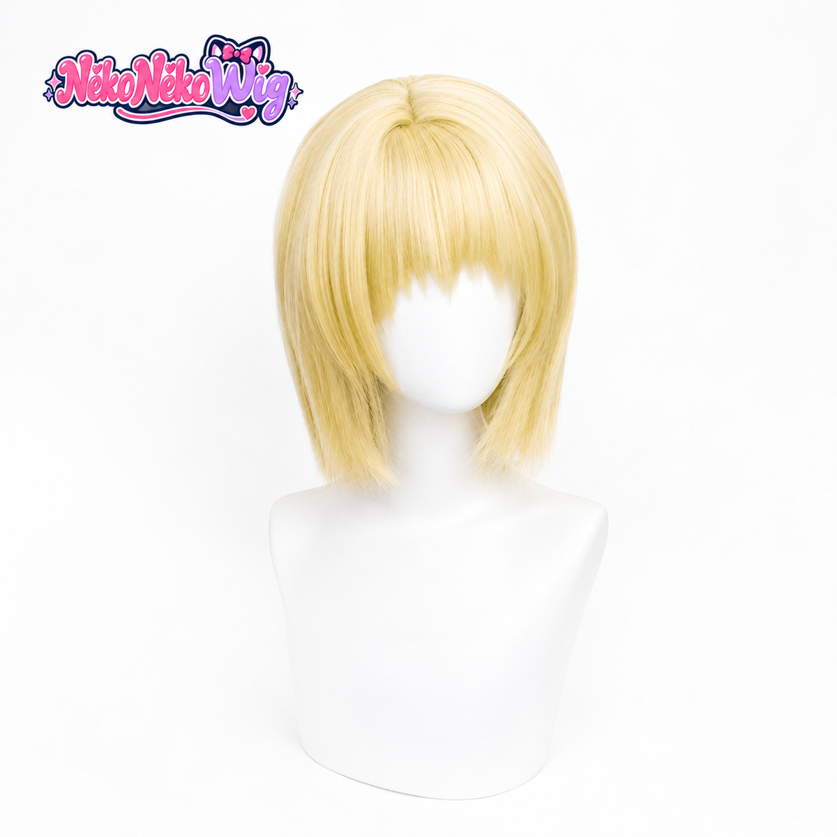 Hunter x Hunter Kurapika Cosplay Wig - Short Blonde Bob