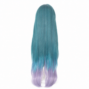 Genshin Impact Cosplay Wig - Long Teal and Lavender Ombre Hair