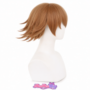 Danganronpa Chihiro Fujisaki Cosplay Wig  Short Light Brown Anime Wig