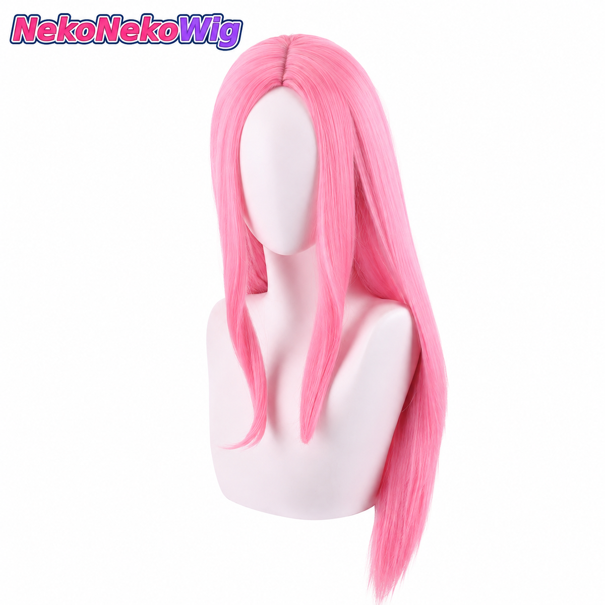 One Piece Jewelry Bonney Cosplay Wig  Mixed-Color Center-Part Style