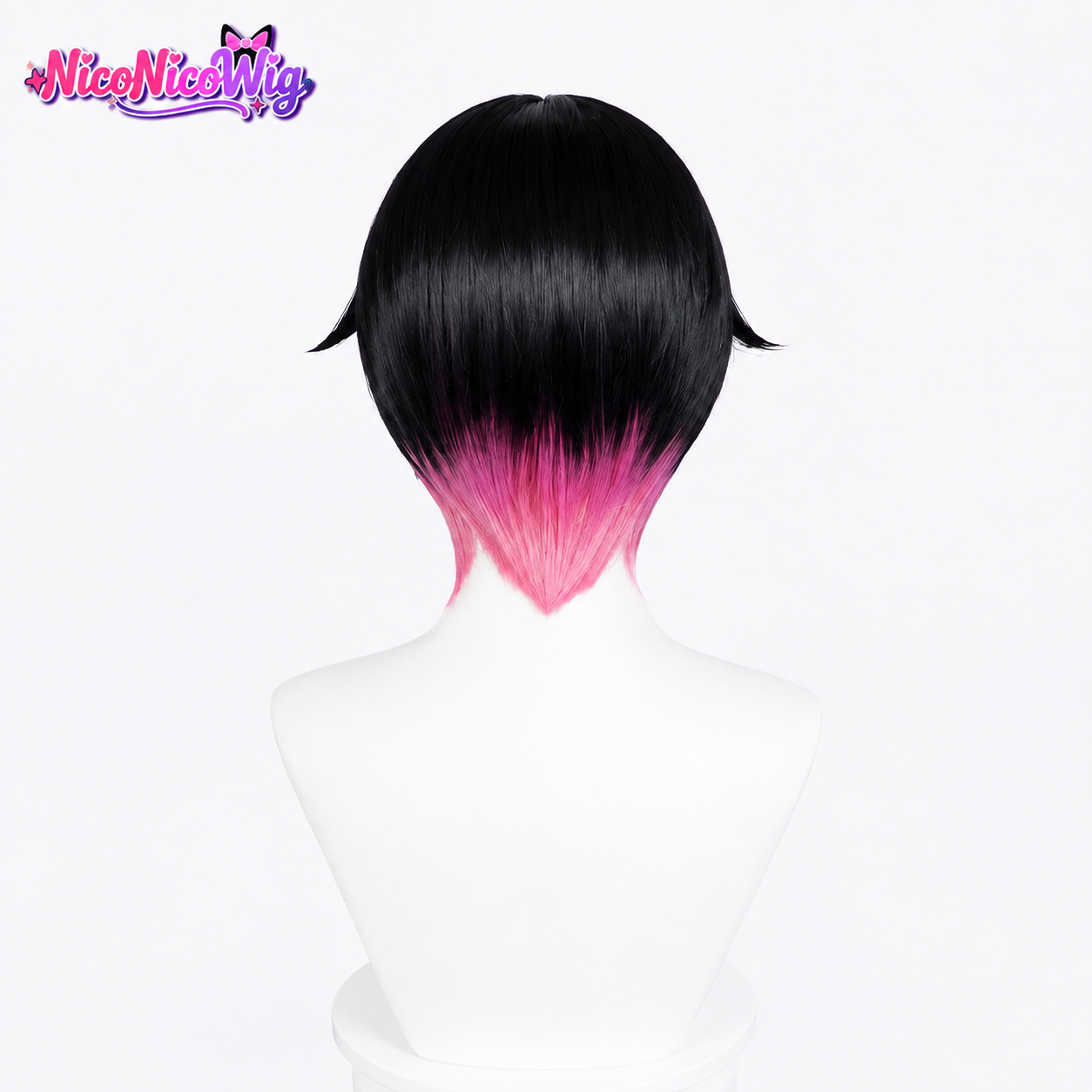 VALORANT Clove Cosplay Wig  35cm Gradient Short Wig