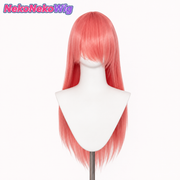 60cm Multi-Color Long Straight Cosplay Wig – Buckle Net Style