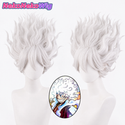 One Piece Monkey D. Luffy Gear 5 Nika Form Cosplay Wig  Sun God Character Style