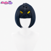 JoJo's Bizarre Adventure Golden Wind Bruno Bucciarati Cosplay Wig  Black Bob Cut Anime Wig