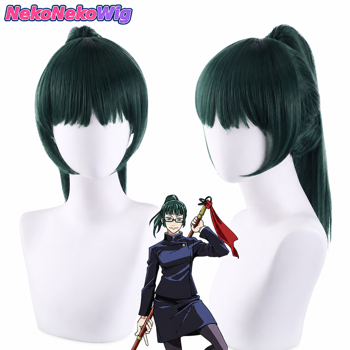 Jujutsu Kaisen Gojo, Yuji, Megumi & Toji Multi-Character Cosplay Wig