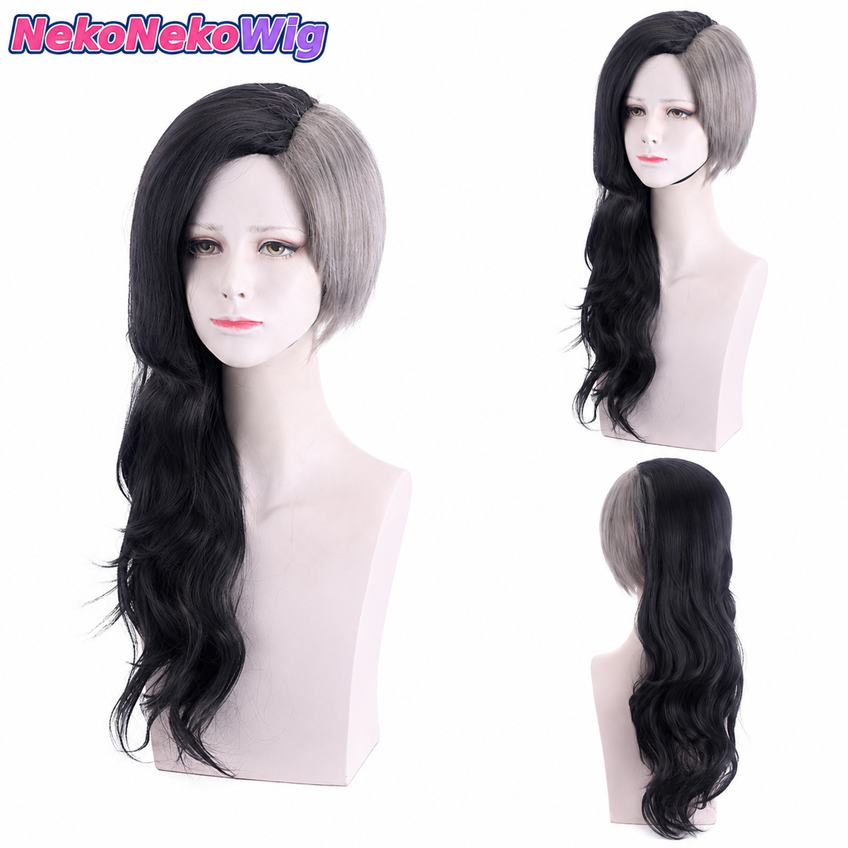 Tokyo Ghoul Haise Sasaki & Juuzou Suzuya Cosplay Wig – Silver & Black Character Styles