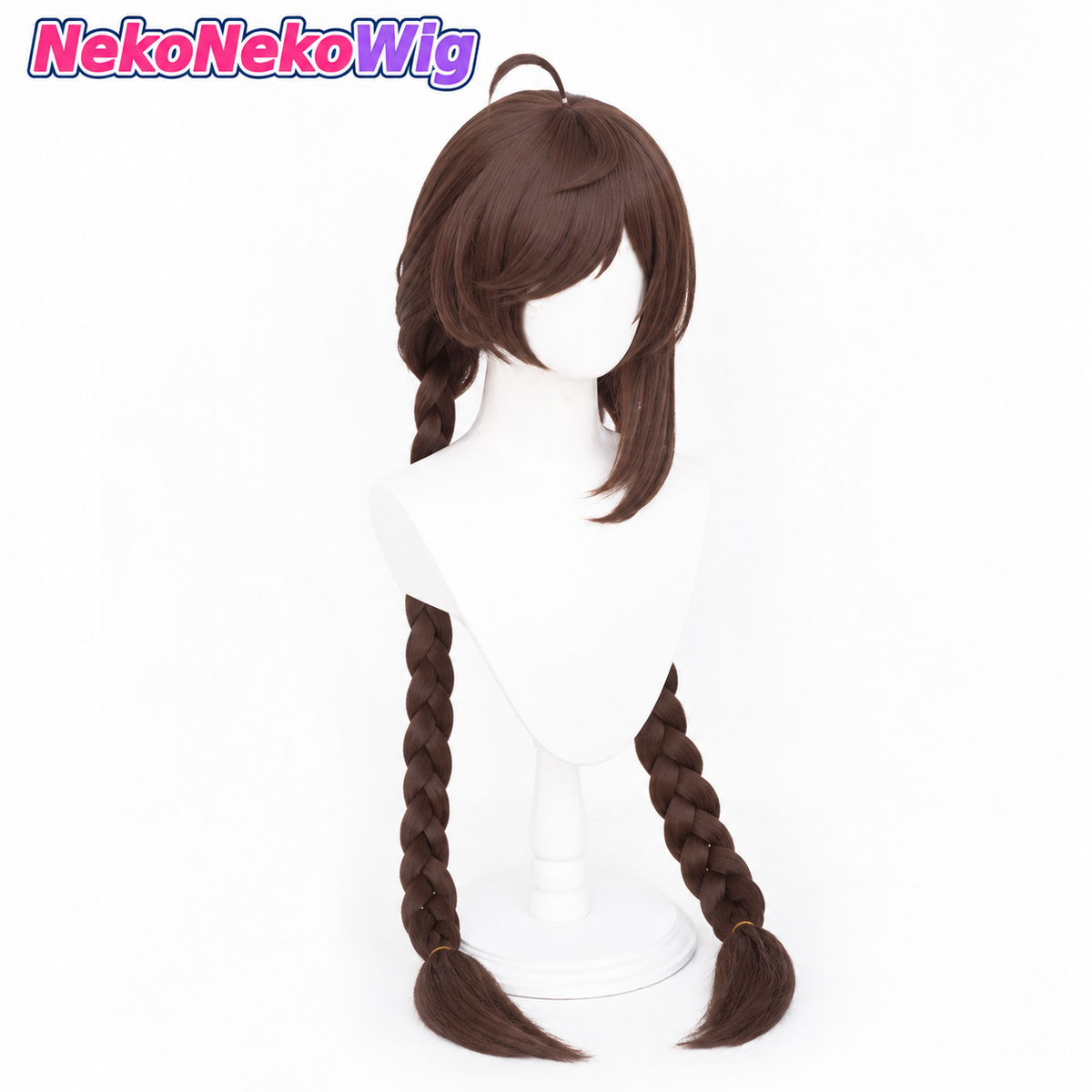 Honor of Kings Da Qiao Cosplay Wig  Default Skin Realistic Scalp Braided Style