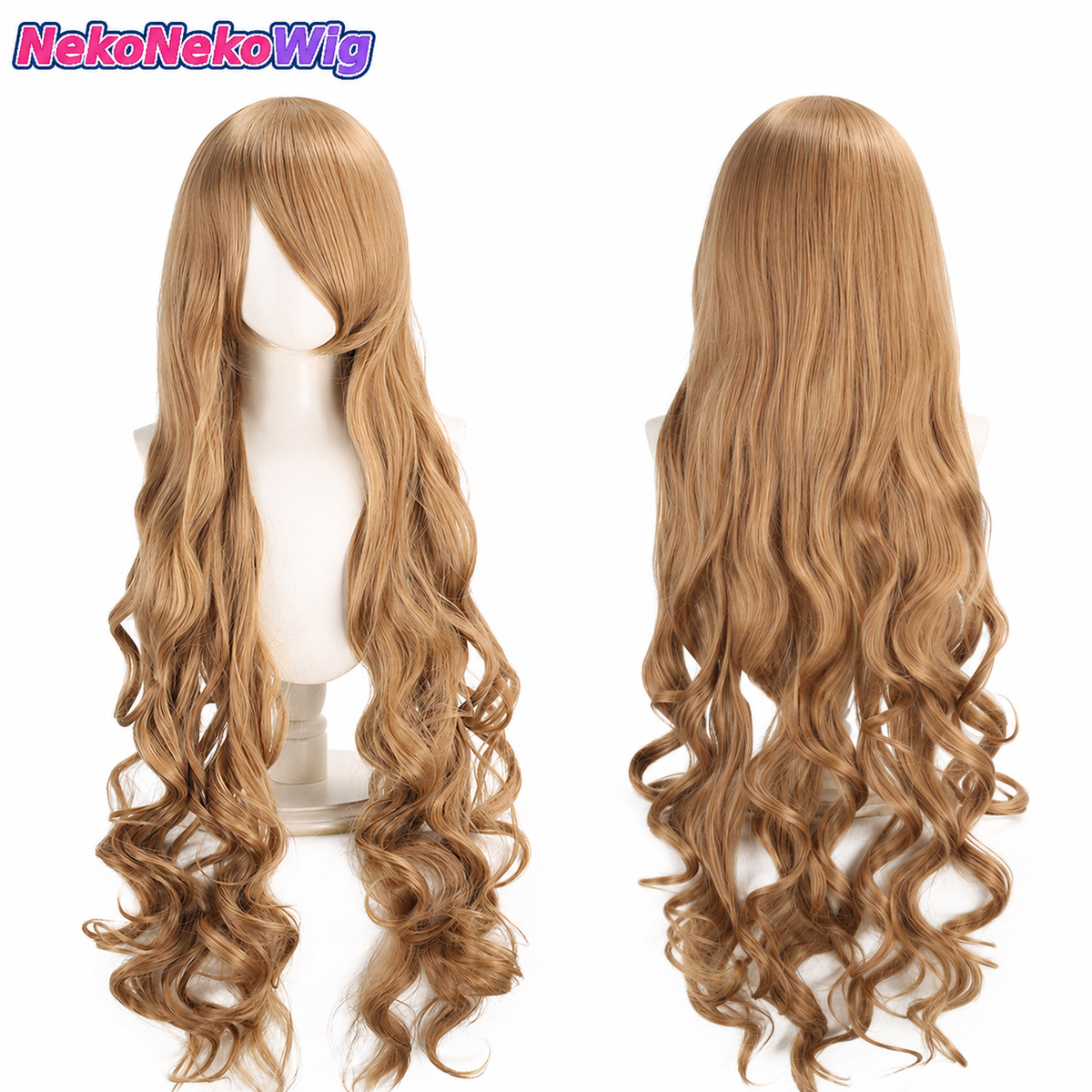 100cm Long Wavy Cosplay Wig – Multi-Color Big Wave Style
