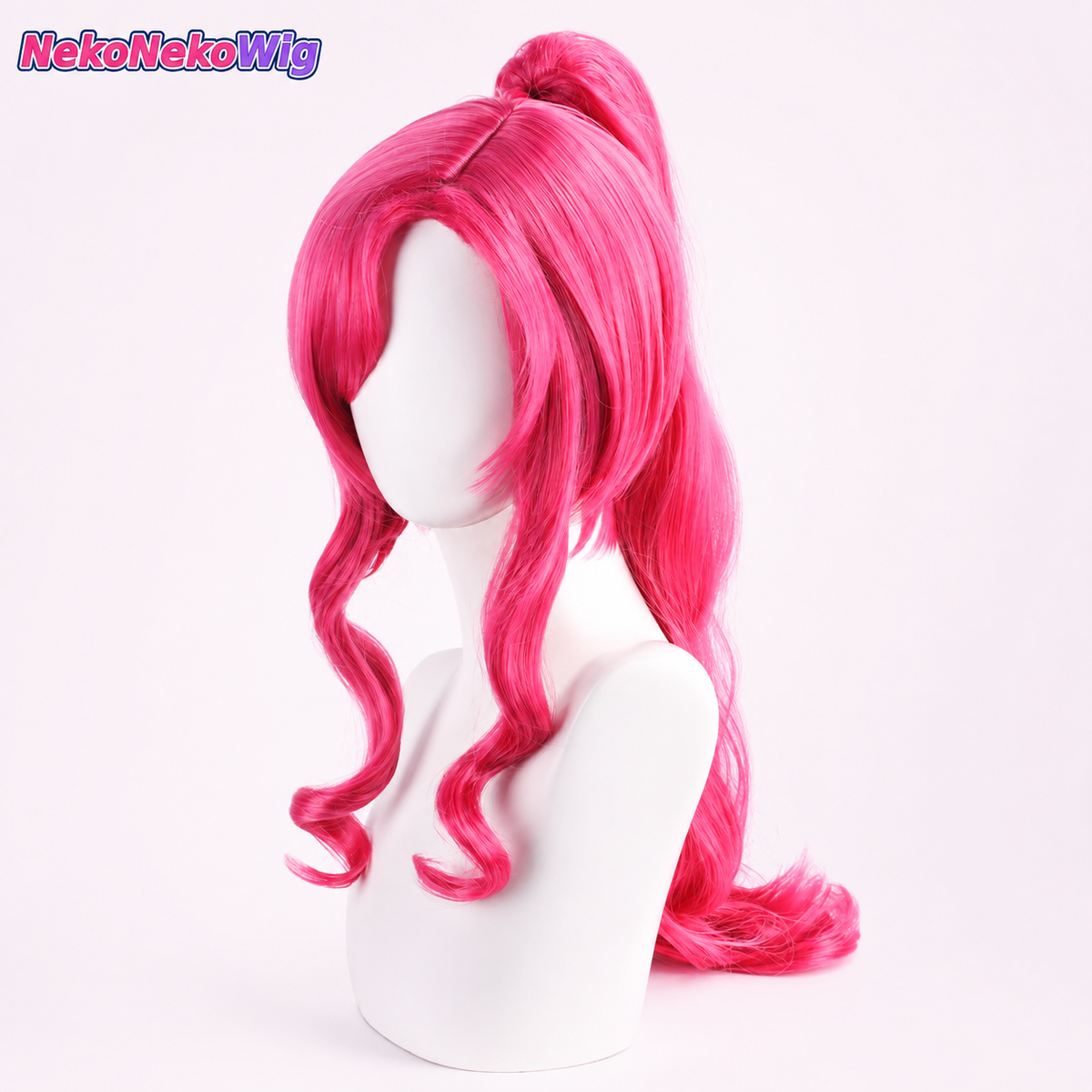 My Little Pony Pinkie Pie Cosplay Wig  Dragon Fruit Pink Ponytail