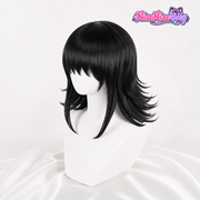 Demon Slayer Makomo Cosplay Wig  Layered Fluffy Short Wig