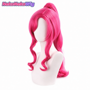 My Little Pony Pinkie Pie Cosplay Wig  Dragon Fruit Pink Ponytail