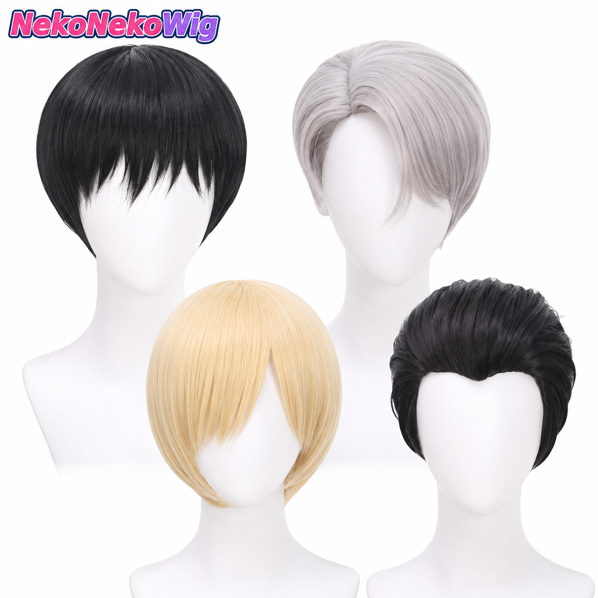 Yuri!!! on Ice Yuri Plisetsky, Yuuri Katsuki & Victor Nikiforov Cosplay Wig – Character Styles