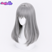 Blue Archive Shiroko Sunaookami Cosplay Wig  Realistic Scalp Top