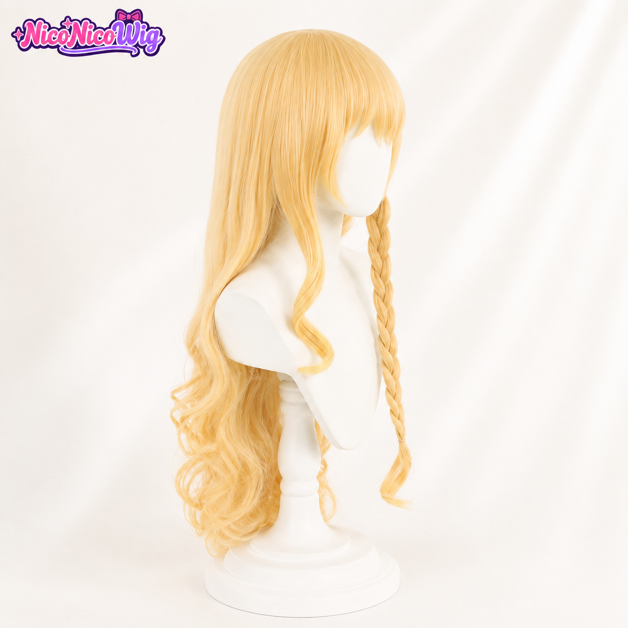 Touhou Project Marisa Kirisame Cosplay Wig  Blonde Anime Wig