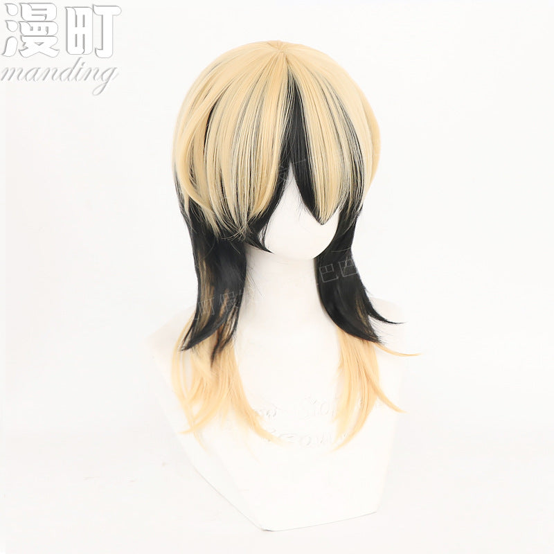 Tokyo Revengers Ran Haitani & Rindo Haitani Cosplay Wigs  Realistic Scalp Two-Tone Hair