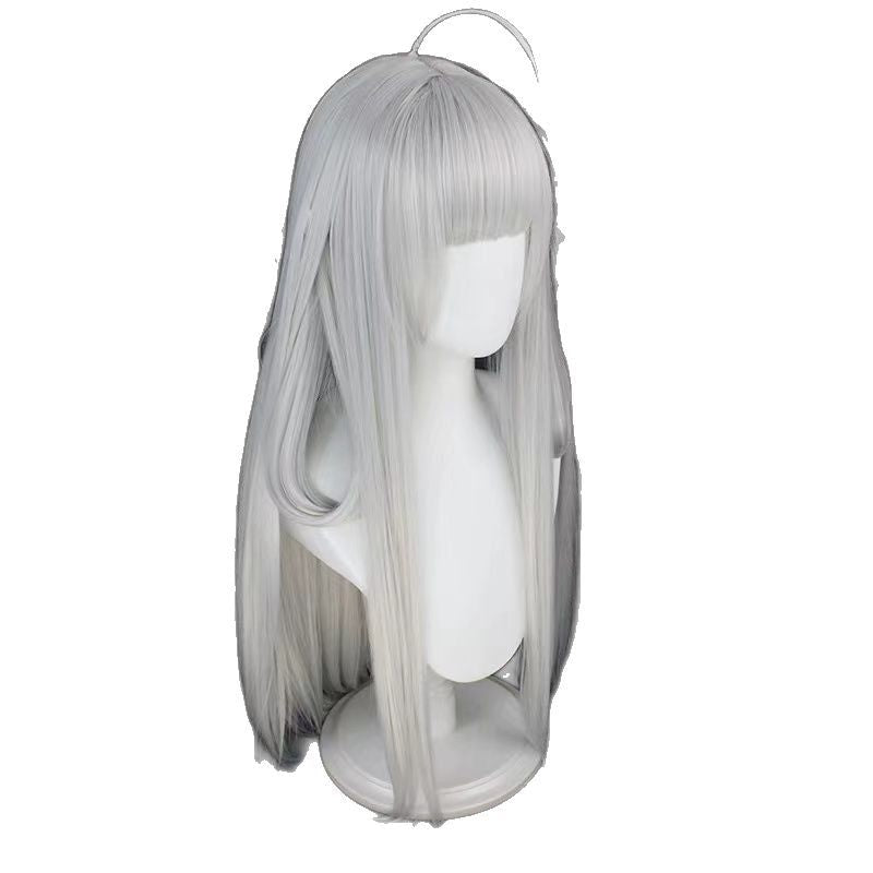Honor of Kings Xi Shi Cosplay Wig  Youlong Qingying Long Silver Wig