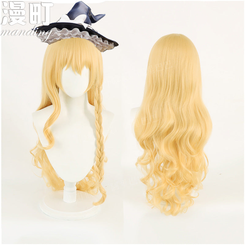 Touhou Project Marisa Kirisame Cosplay Wig  Blonde Anime Wig