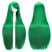 100cm Long Straight Cosplay Wig  Multi-Color Heat-Resistant Anime Styling Wig