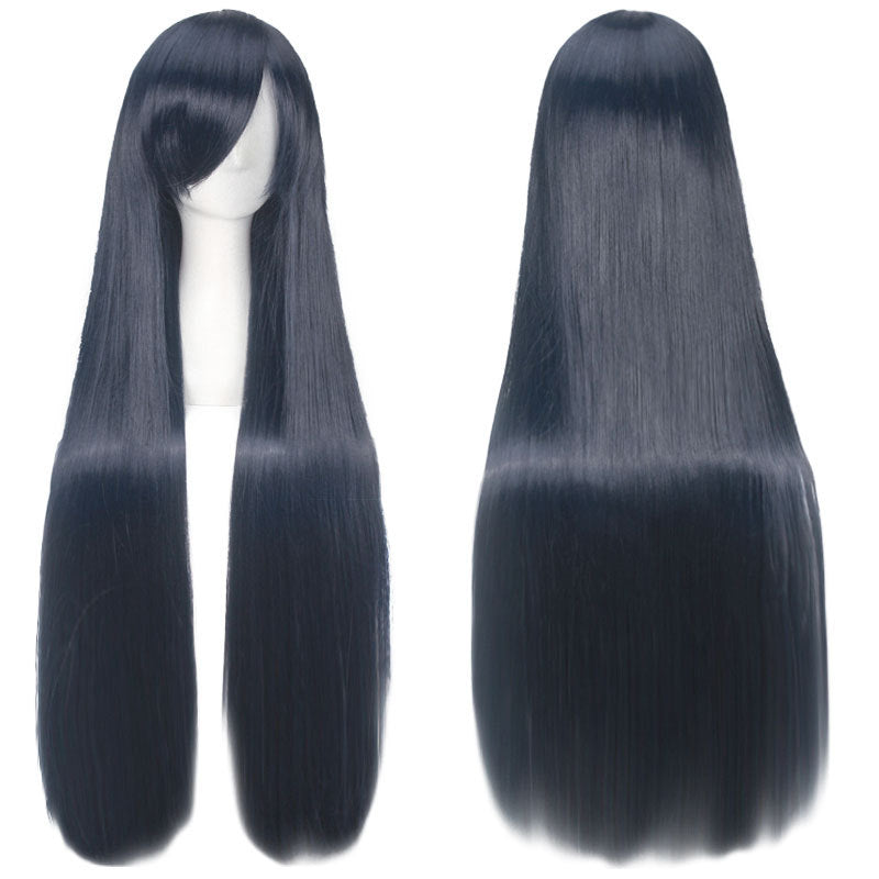 100cm Long Straight Cosplay Wig  Multi-Color Heat-Resistant Anime Styling Wig